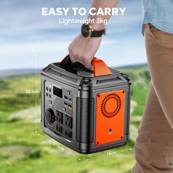 Powerbank 300w Portable Power Station With 60w Solar Panel For Camping Solar Generator 296 Wh 80000m Ah Lithium Battery view 4