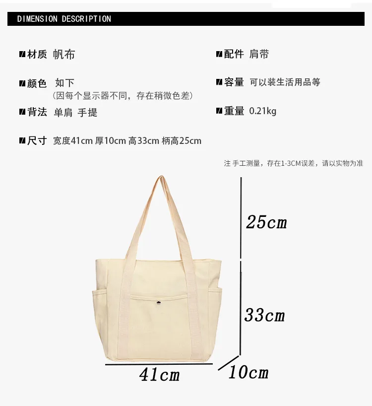 Only Self Pickup---Ladies' Large Capacity Tote Bag view 18