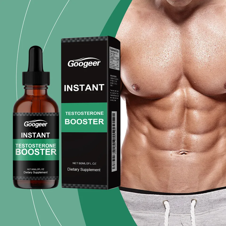 Instant Testosterone Booster Drops, Natural Dietary Supplement With Shilajit & Ginseng Extract, Fast Absorption Energy Support For Men, 60ml view 2