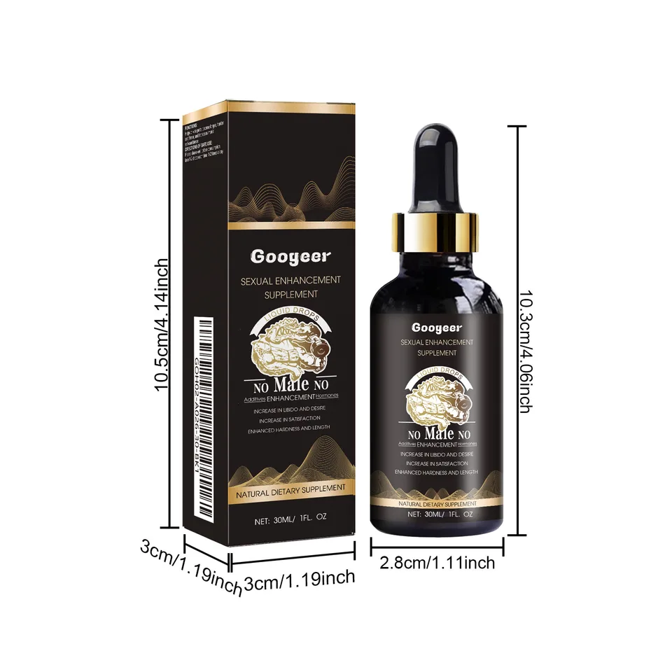 Men Natural Vitality Support Drops, Maca & Epimedium Extract Oral Supplement For Male Strength, Stamina & Confidence, 30ml view 5