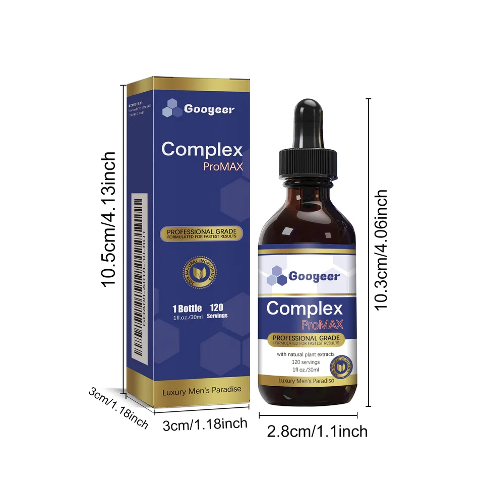 Men Vitality ProMAX Drops, Natural Epimedium & Damiana Leaf Male Support Liquid 30ml view 3