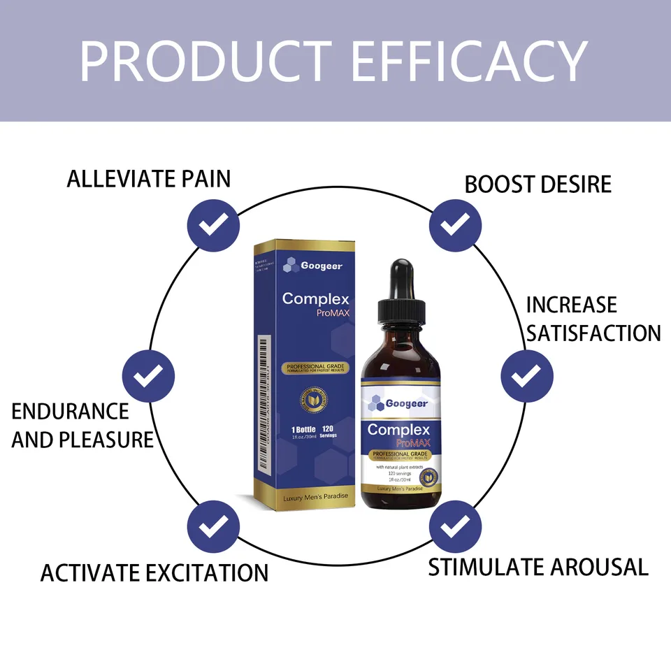 Men Vitality ProMAX Drops, Natural Epimedium & Damiana Leaf Male Support Liquid 30ml view 2