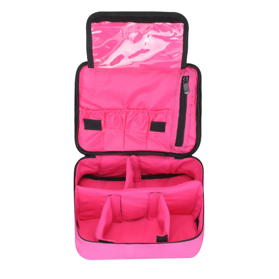 Travel Makeup Bag Cosmetic Toiletry Case Hanging Pouch Wash Organizer Storage Toiletry Cosmetic Storage Handle Washbag view 2