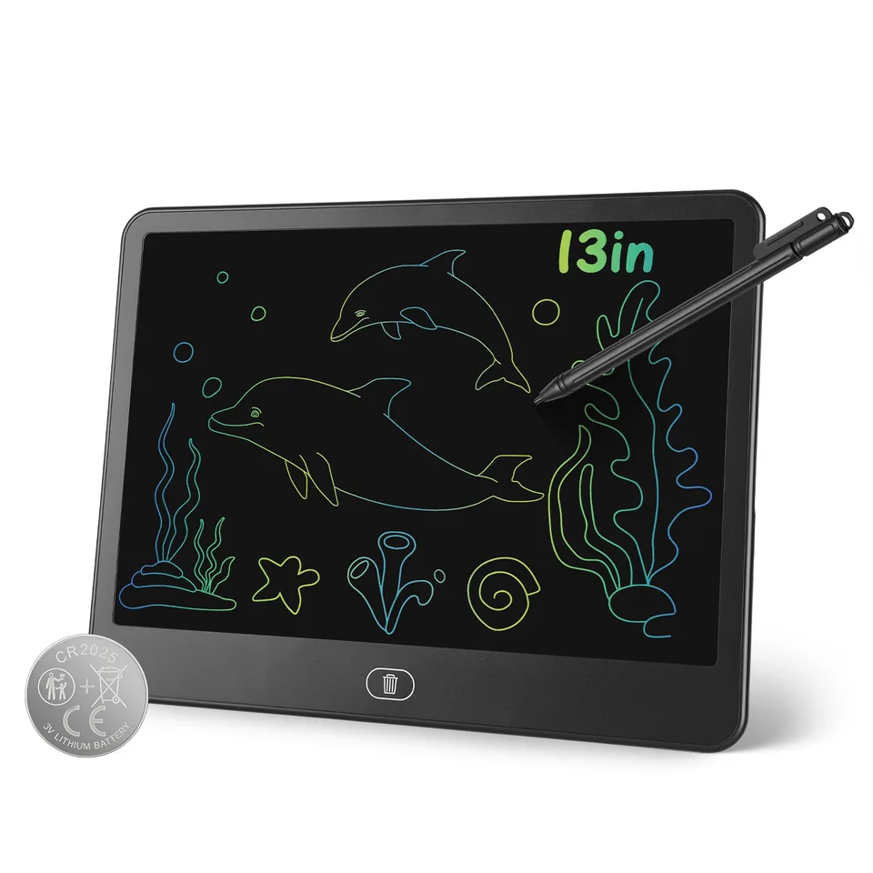 LCD Writing Tablet For Kids, Reusable Doodle Board With Stylus & Lock Function, One-Touch Erase Drawing Pad For Boys Girls Toddler Travel view 16