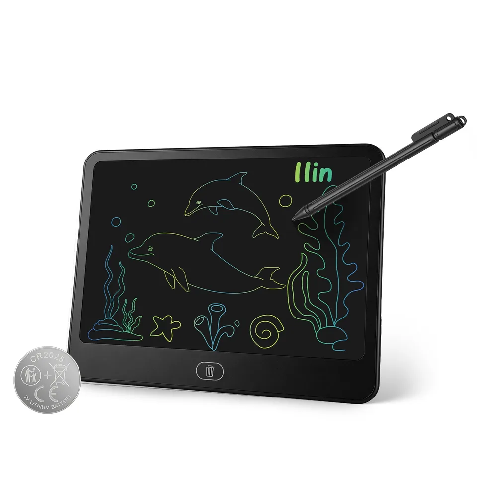 LCD Writing Tablet For Kids, Reusable Doodle Board With Stylus & Lock Function, One-Touch Erase Drawing Pad For Boys Girls Toddler Travel view 11