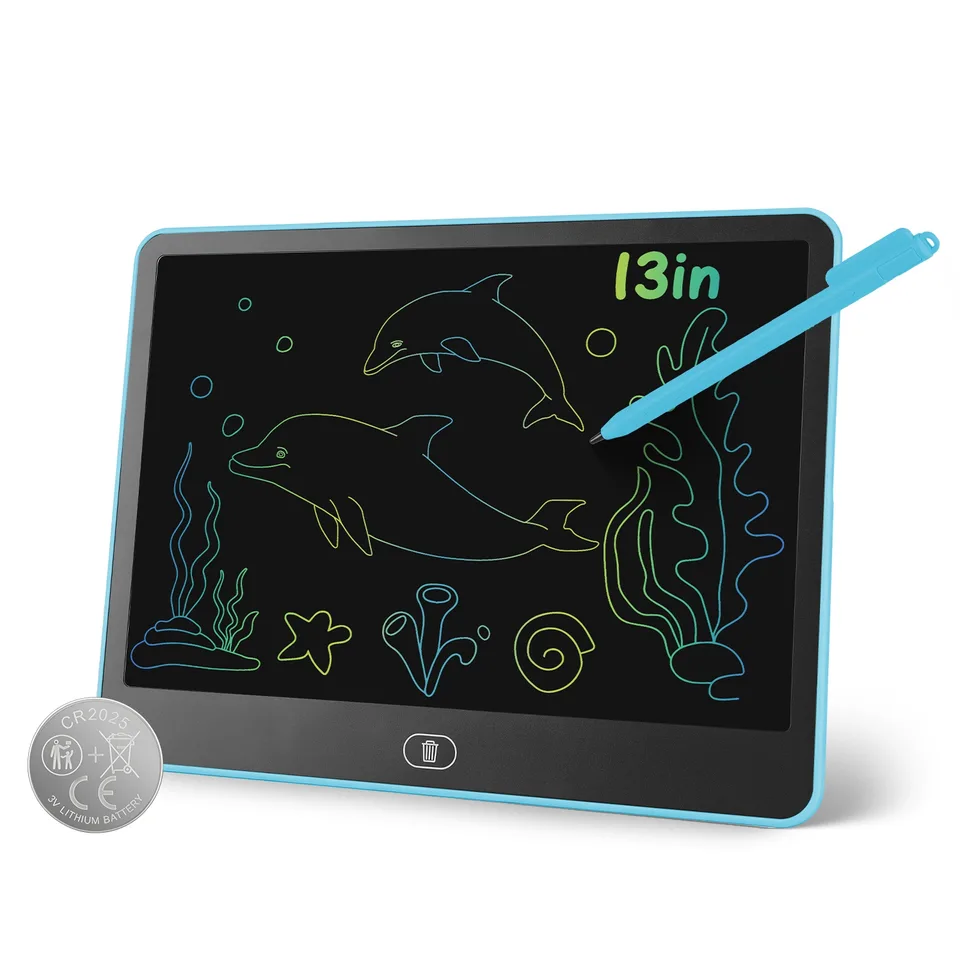 LCD Writing Tablet For Kids, Reusable Doodle Board With Stylus & Lock Function, One-Touch Erase Drawing Pad For Boys Girls Toddler Travel view 3