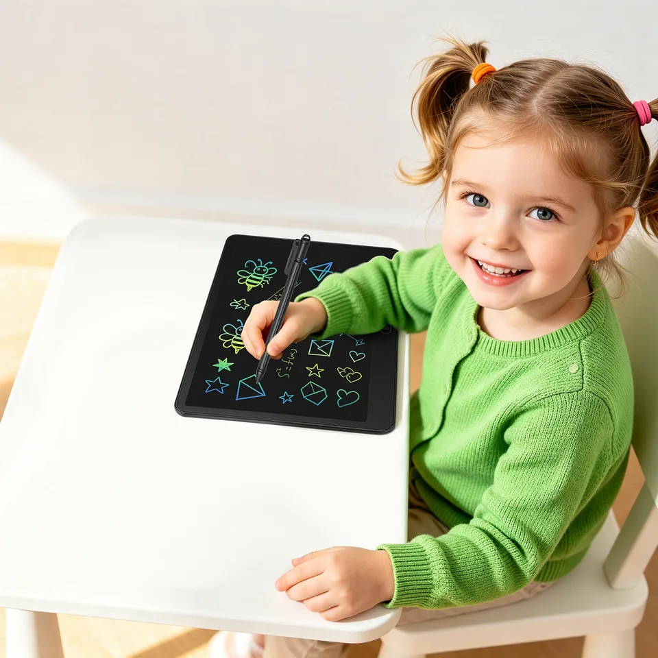 LCD Writing Tablet For Kids, Reusable Doodle Board With Stylus & Lock Function, One-Touch Erase Drawing Pad For Boys Girls Toddler Travel view 15