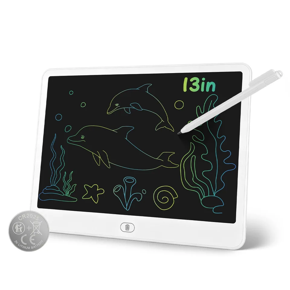 LCD Writing Tablet For Kids, Reusable Doodle Board With Stylus & Lock Function, One-Touch Erase Drawing Pad For Boys Girls Toddler Travel view 5