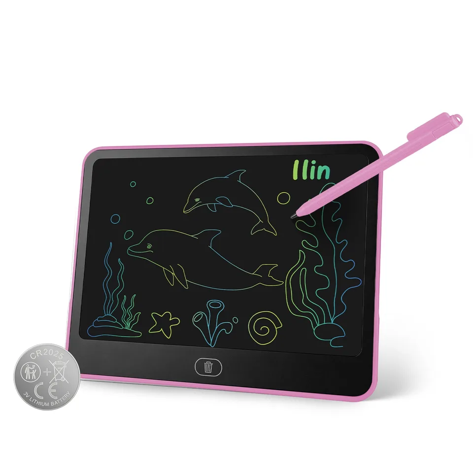 LCD Writing Tablet For Kids, Reusable Doodle Board With Stylus & Lock Function, One-Touch Erase Drawing Pad For Boys Girls Toddler Travel view 12