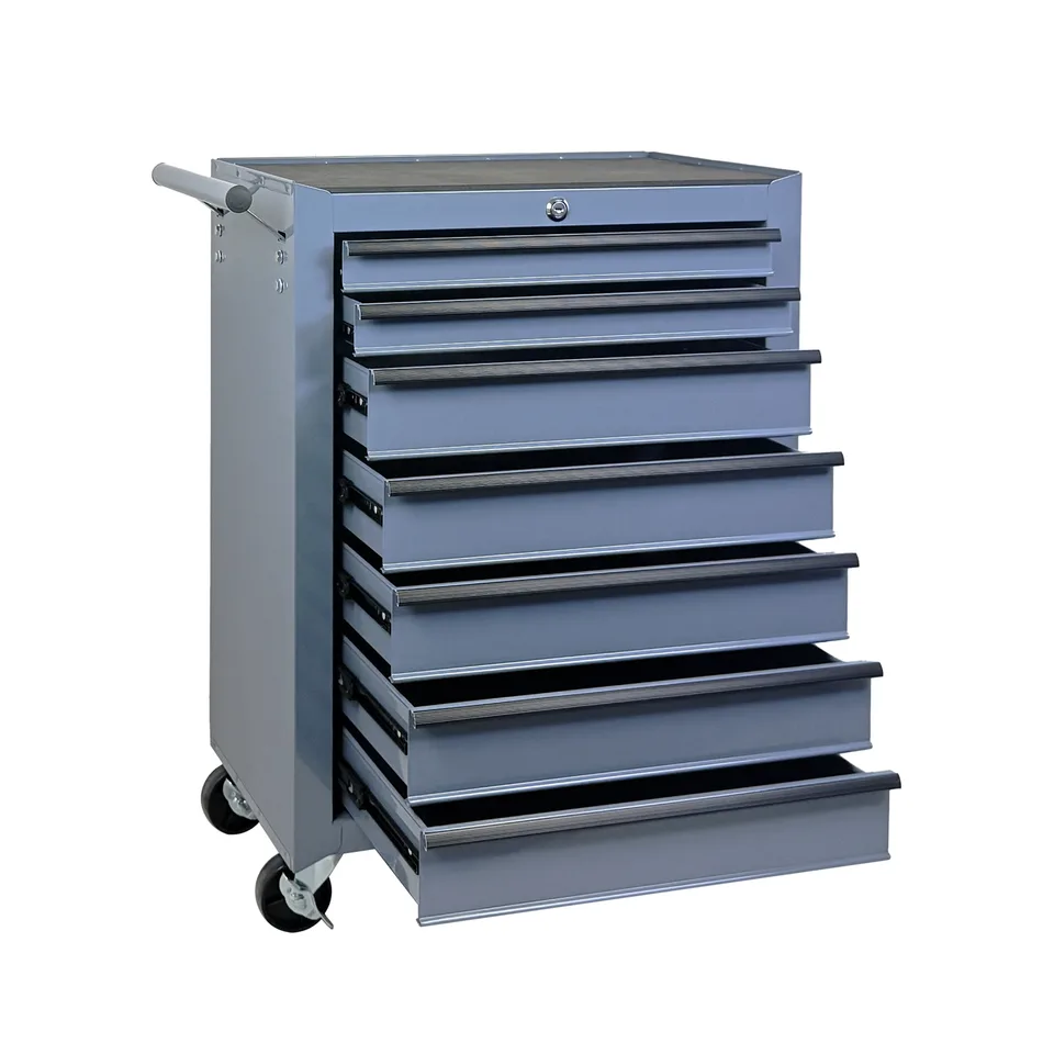 Rolling Metal Tool Chest With 7 Drawers, 20inch 7-Drawer Tool Chest Cabinet With Ball Bearing Drawer Slides, Steel Tool Storage Box view 4