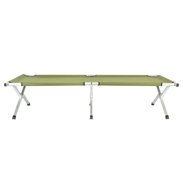Portable Folding Camping Cot With Carrying Bag Army Green
