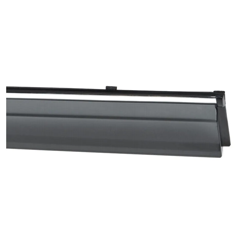 Ansicht 3 von Fits 17-23 J Eep Compass MP Polycarbonate W-Chrome Trim Window Visors Deflector