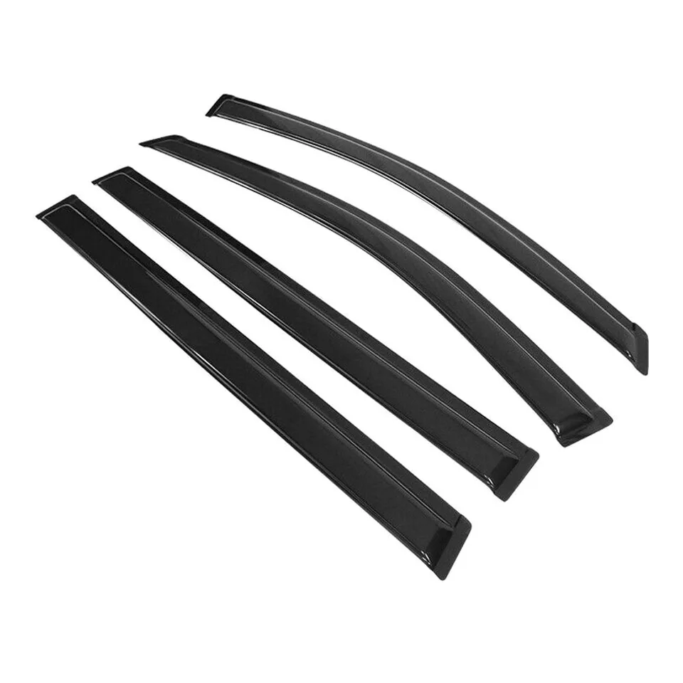 Ansicht 3 von Fits 04-10 T Oyota Sienna Acrylic 4PCS Side Window Visors Vent Sun Rain Guards