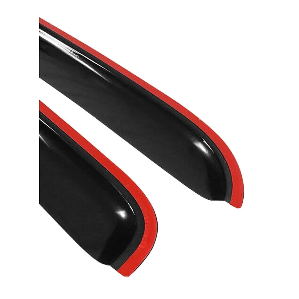 Ansicht 5 von Fit 01-06 Chevy Silverado GMC Sierra Crew Cab Smoke Tinted Acrylic Window Visors
