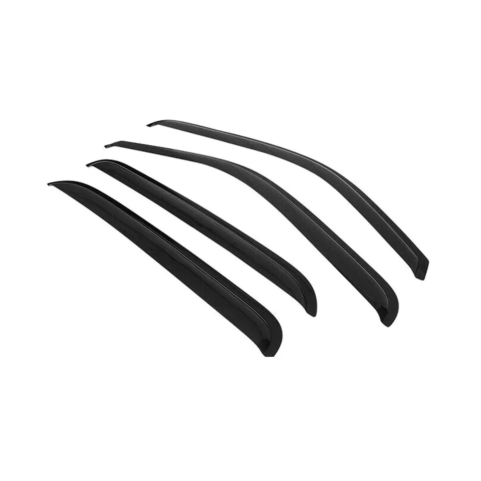 Ansicht 1 von Fit 01-06 Chevy Silverado GMC Sierra Crew Cab Smoke Tinted Acrylic Window Visors
