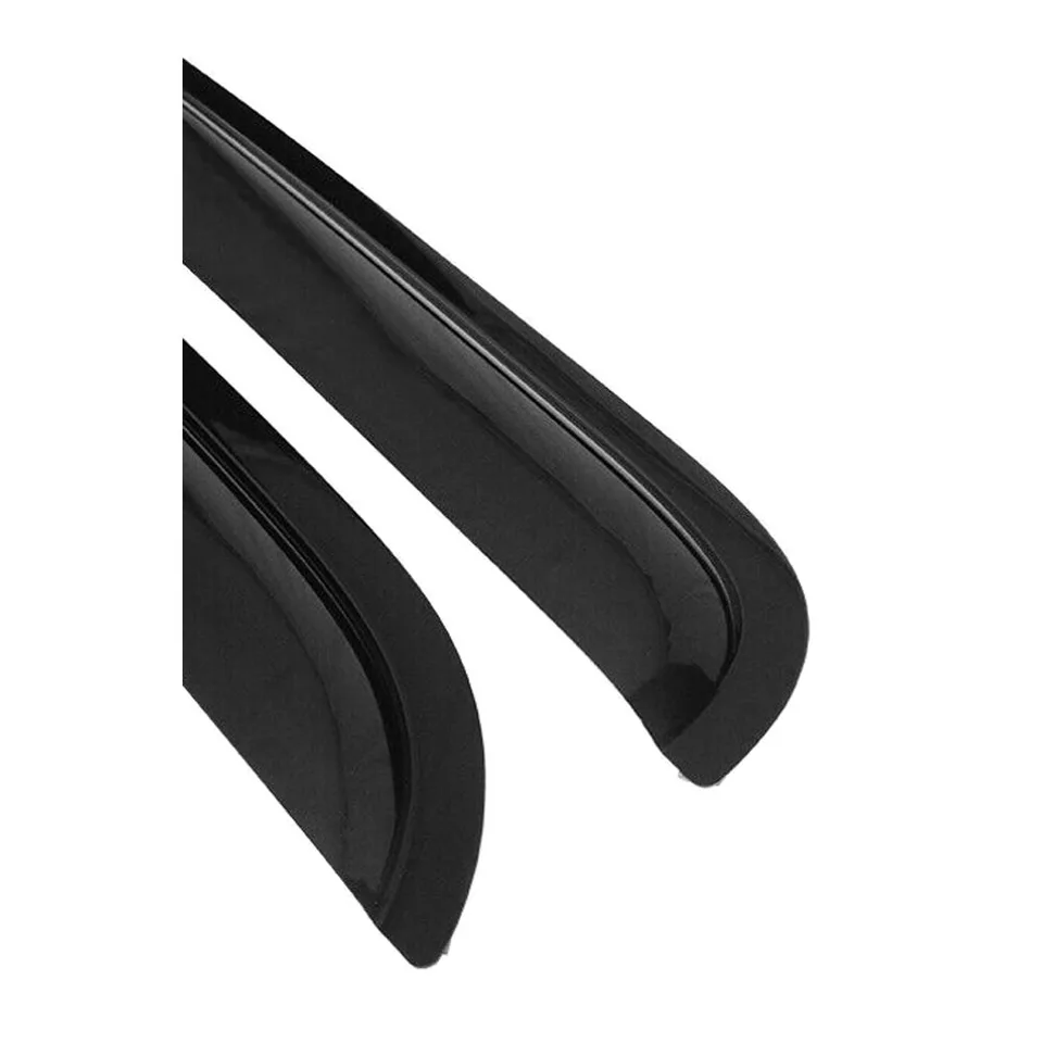 Ansicht 4 von Fit 01-06 Chevy Silverado GMC Sierra Crew Cab Smoke Tinted Acrylic Window Visors