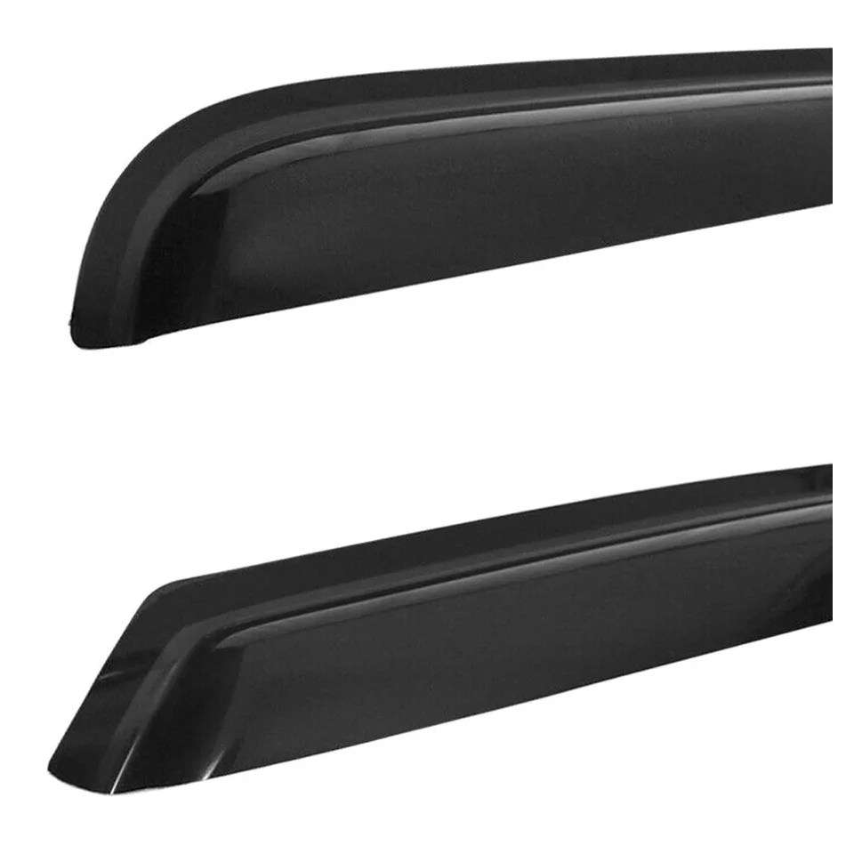 Ansicht 3 von Fit 01-06 Chevy Silverado GMC Sierra Crew Cab Smoke Tinted Acrylic Window Visors