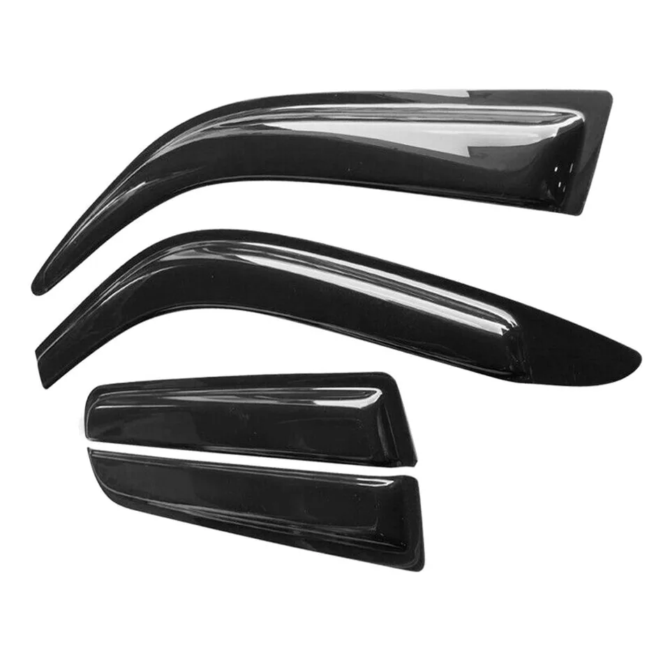 Vue 4 de Fits 04-12 Chevy Colorado GMC Canyon Crew Cab Window Visors Acrylic 4 Pc Set