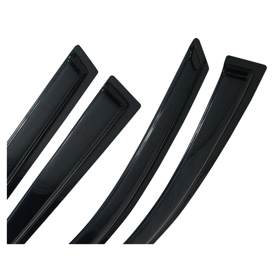 Ansicht 7 von Fits 14-23 J Eep Cherokee 4-Door Acrylic Smoke Window Visors Sun Rain Guard 4PCS
