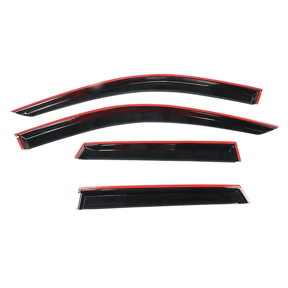 Ansicht 5 von Fits 13-19 A Udi A3 S3 RS3 Hatchback Window Visors Rain Sun Guard 4PC Deflector