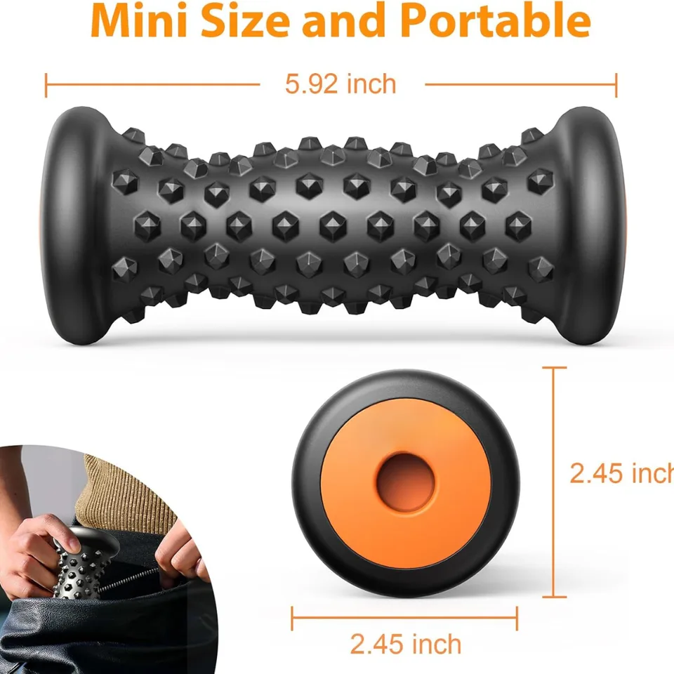 Foot Massager Roller For Plantar Fasciitis Relief Portable Deep Tissue Muscle Massage Foot Arch And Heel Pain Reflexology Tool view 4