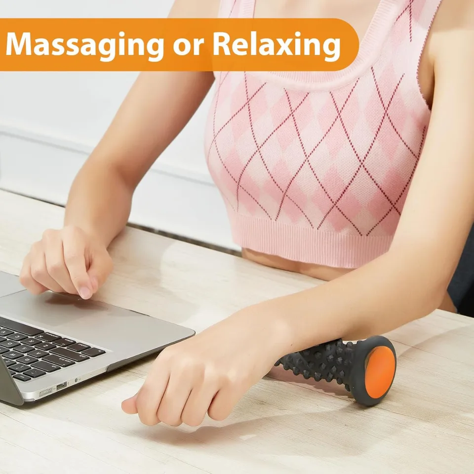 Foot Massager Roller For Plantar Fasciitis Relief Portable Deep Tissue Muscle Massage Foot Arch And Heel Pain Reflexology Tool view 2