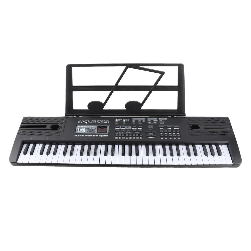 61 Keys Digital Music Electronic Organ Portable Keyboard With Microphone For Children view 1