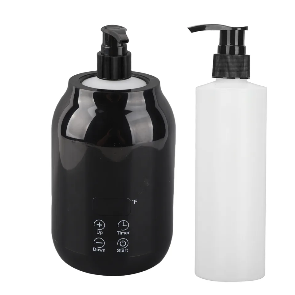 Essential Oil Heater LED Display Temperature Adjust Single Massage Oil Bottle Warmer 110‐240V US Plug view 5