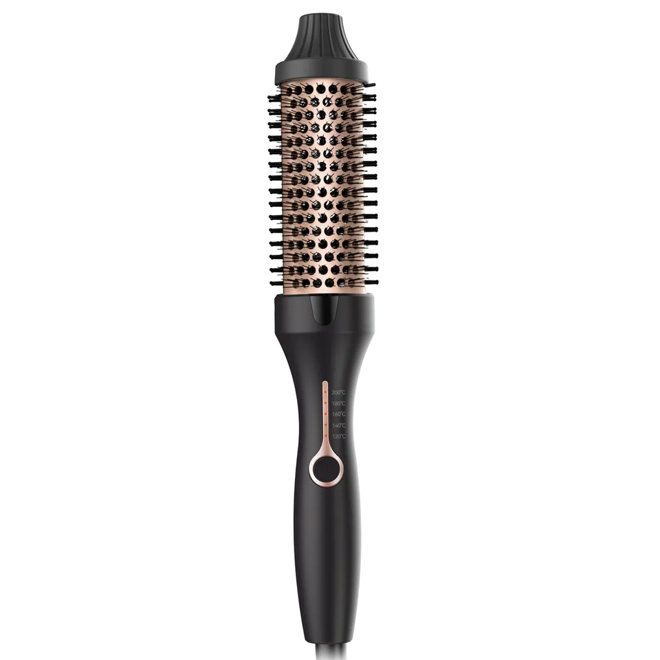 Ansicht 1 von 3-in-1 Hot Air Comb, Thermal Brush, Curling Iron And Straightening Brush, 38mm Barrel, Dual PTC Fast Heating, 5 Temp Settings (120°C-200°C)