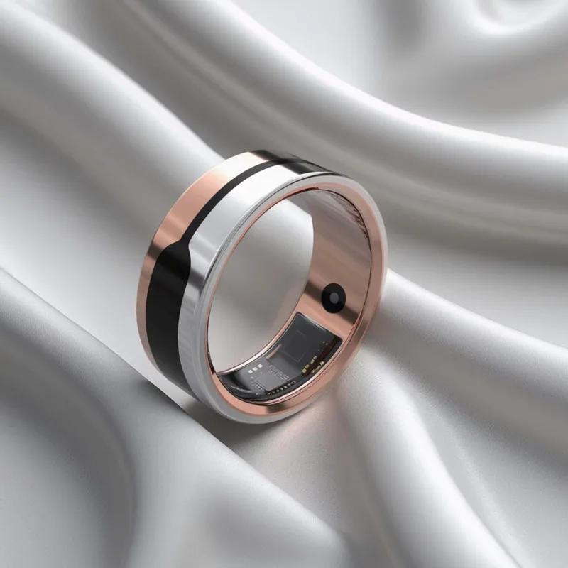 Smart Ring Health Tracker Fitness Ring Heart Rate Blood Oxygen Sleep Monitor Smart Ring For Men Women view 3