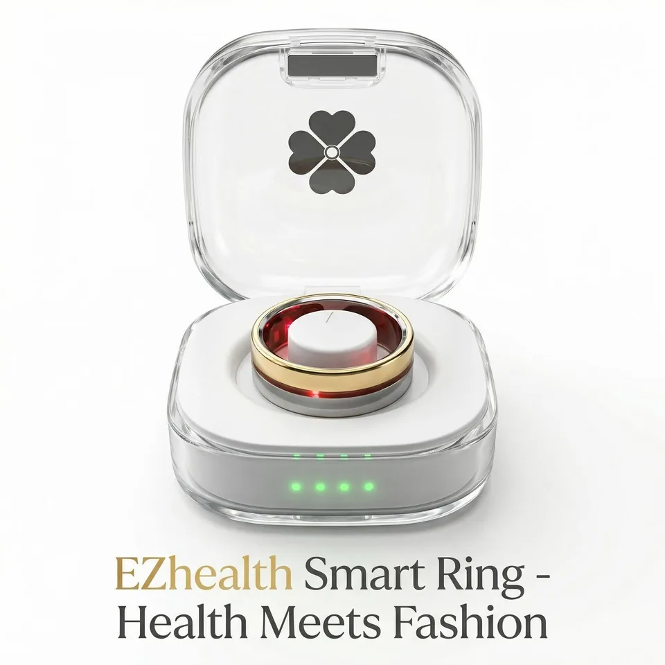 Smart Ring Health Tracker Fitness Ring Heart Rate Blood Oxygen Sleep Monitor Smart Ring For Men Women view 16