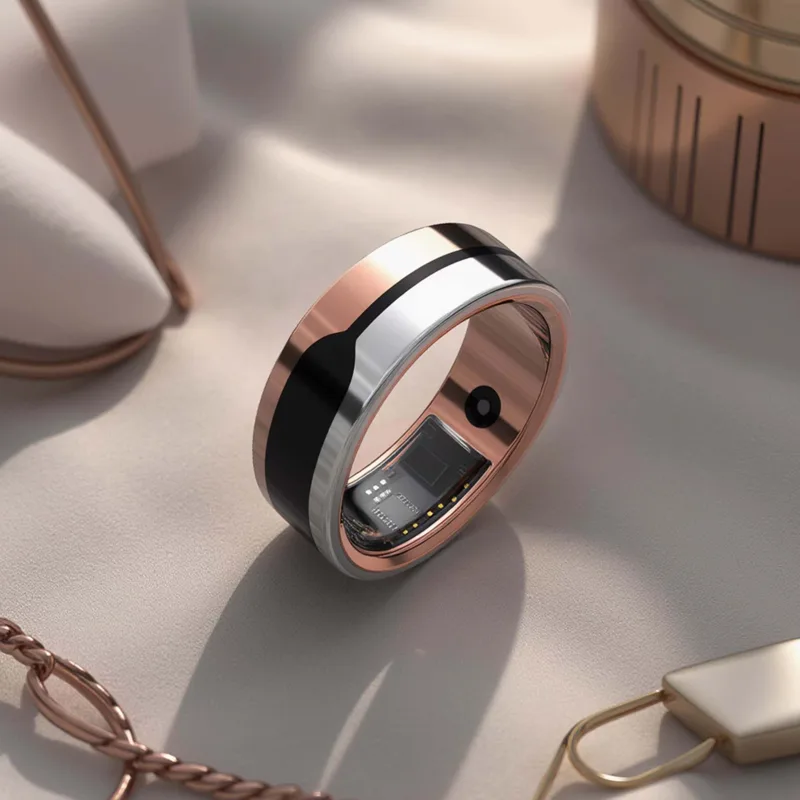 Smart Ring Health Tracker Fitness Ring Heart Rate Blood Oxygen Sleep Monitor Smart Ring For Men Women view 18