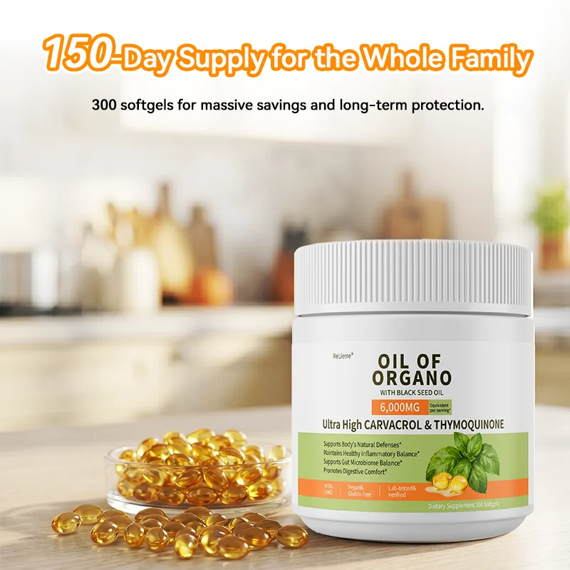 RELIERRE Oregano Oil Soft Capsules view 4