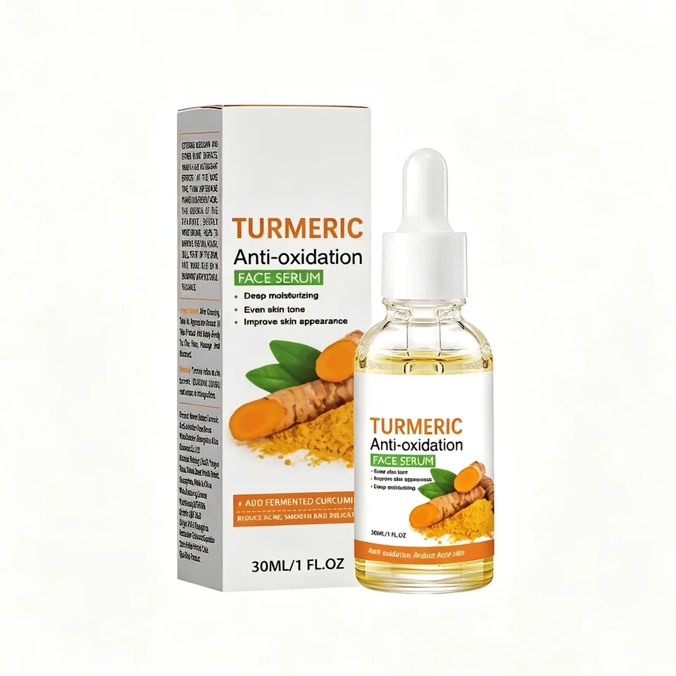 Turmeric Anti-Oxidation Face Serum, 30ml Hydrating Brightening Serum For Acne Marks & Uneven Skin Tone view 1