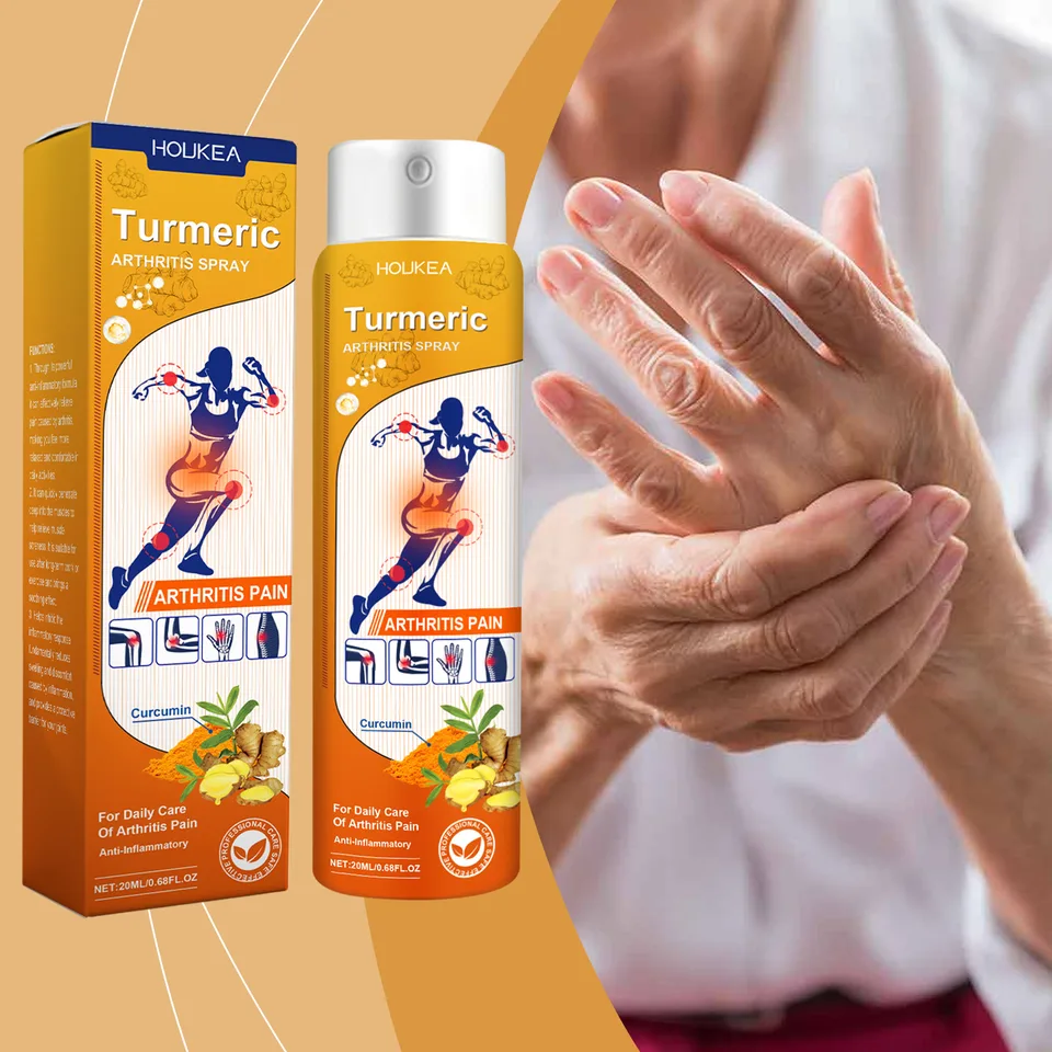 Turmeric Joint Pain Relief Spray With Curcumin & Peppermint Extract, Anti-Inflammatory Joint Care Mist For Arthritis, Sore Muscles & Workout view 5