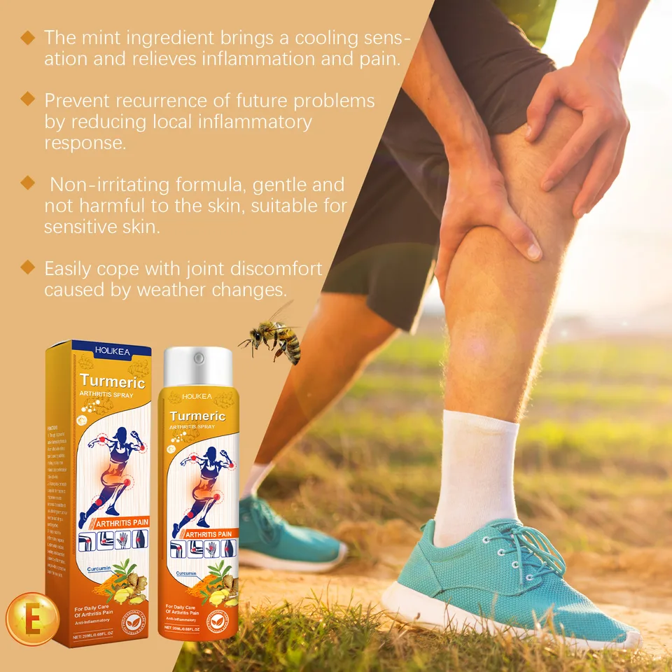 Turmeric Joint Pain Relief Spray With Curcumin & Peppermint Extract, Anti-Inflammatory Joint Care Mist For Arthritis, Sore Muscles & Workout view 8