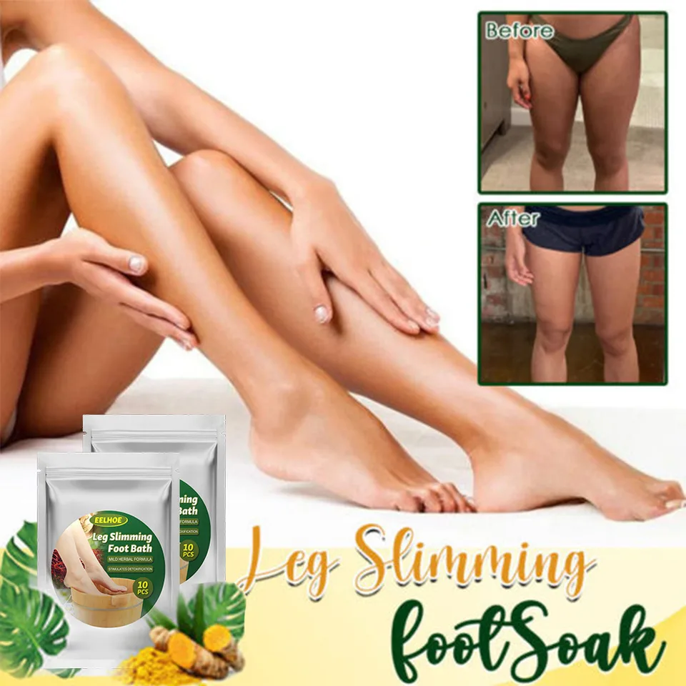 Herbal Leg Slimming Foot Bath Bags With Ginger, Saffron & Ginseng, Detox Foot Soak For Boost Circulation, Dispelling Cold & Dampness, 10 view 4