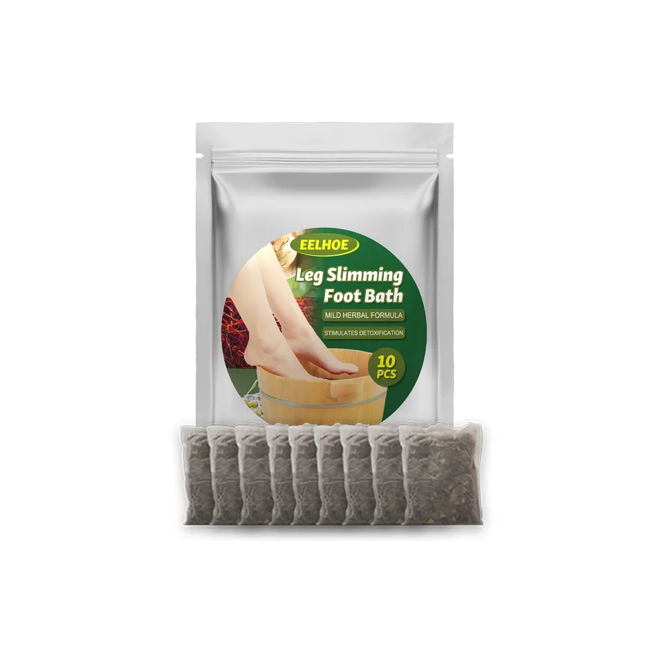 Herbal Leg Slimming Foot Bath Bags With Ginger, Saffron & Ginseng, Detox Foot Soak For Boost Circulation, Dispelling Cold & Dampness, 10 view 3
