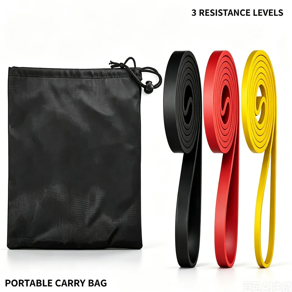 Heavy Duty Pull Up Resistance Bands Assisted Exercise Home Gym Fitness Training view 2