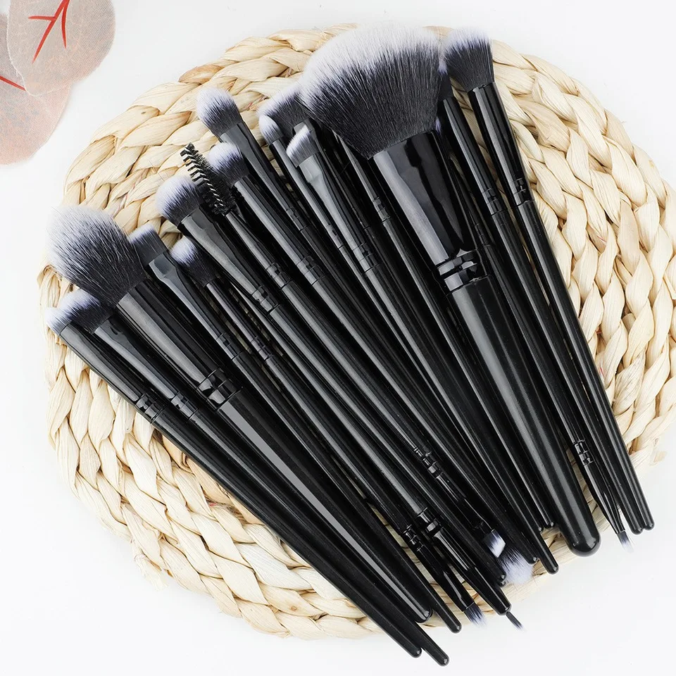 25PCS Make Up Brushes Set Synthetic Eyeliner Eyeshadow Foundation Blusher Tool view 2