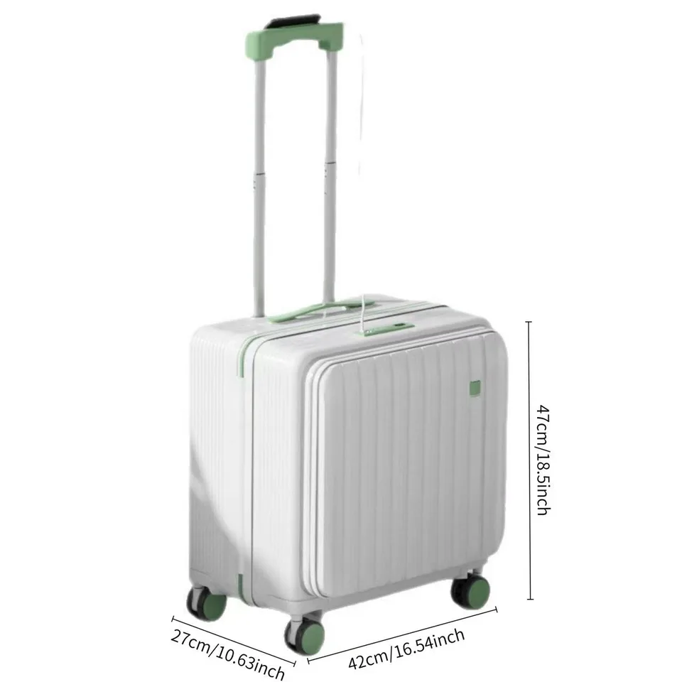 Only Supports Self Pickup Brand New 20 Inch Side Opening Small Luggage Compartment With Cup Holder, USB Port, Multifunctional Luggage view 10
