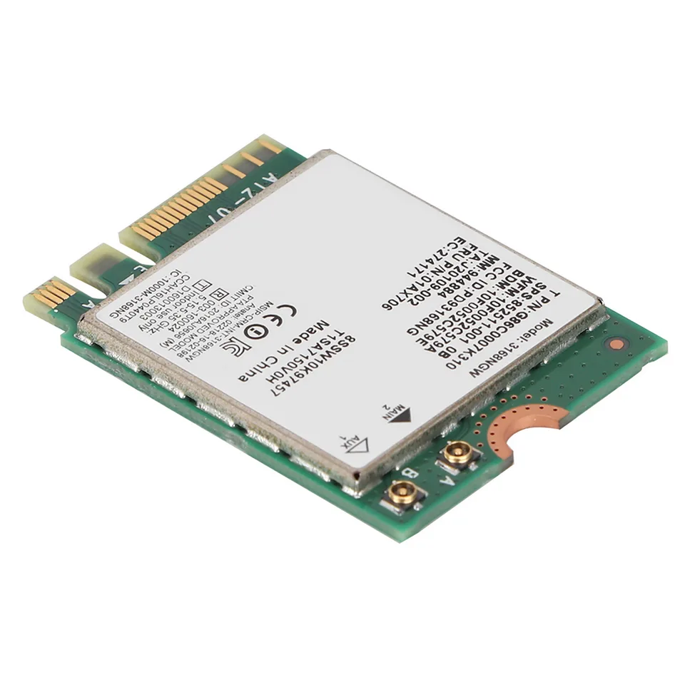 Internet 3168NGW Wireless-AC Dual Band Wifi Network Card With Bluetooth 4.2 view 3