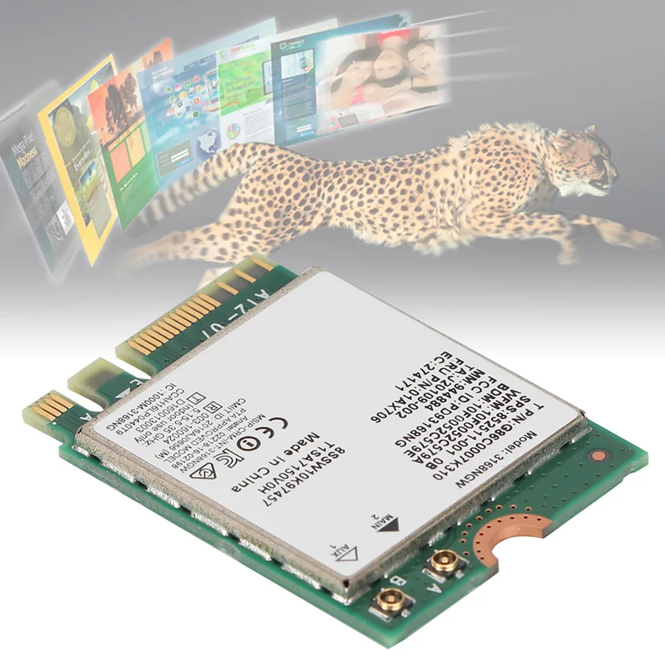 Internet 3168NGW Wireless-AC Dual Band Wifi Network Card With Bluetooth 4.2 view 2