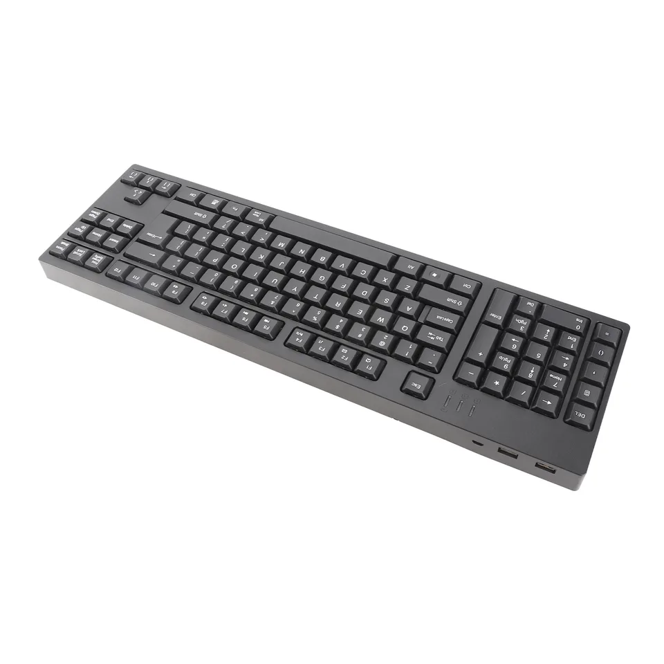 Left Handed Keyboard Ergonomic Full Size Dual USB Interface 109 Keys Keyboard For Computer Laptop view 5