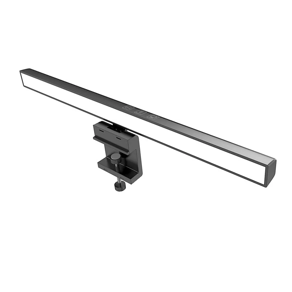 Computer Monitor Light LED Screen Bar USB Powered Dimmable 3 Color Temperature Modes Touch Control For Desktop view 1