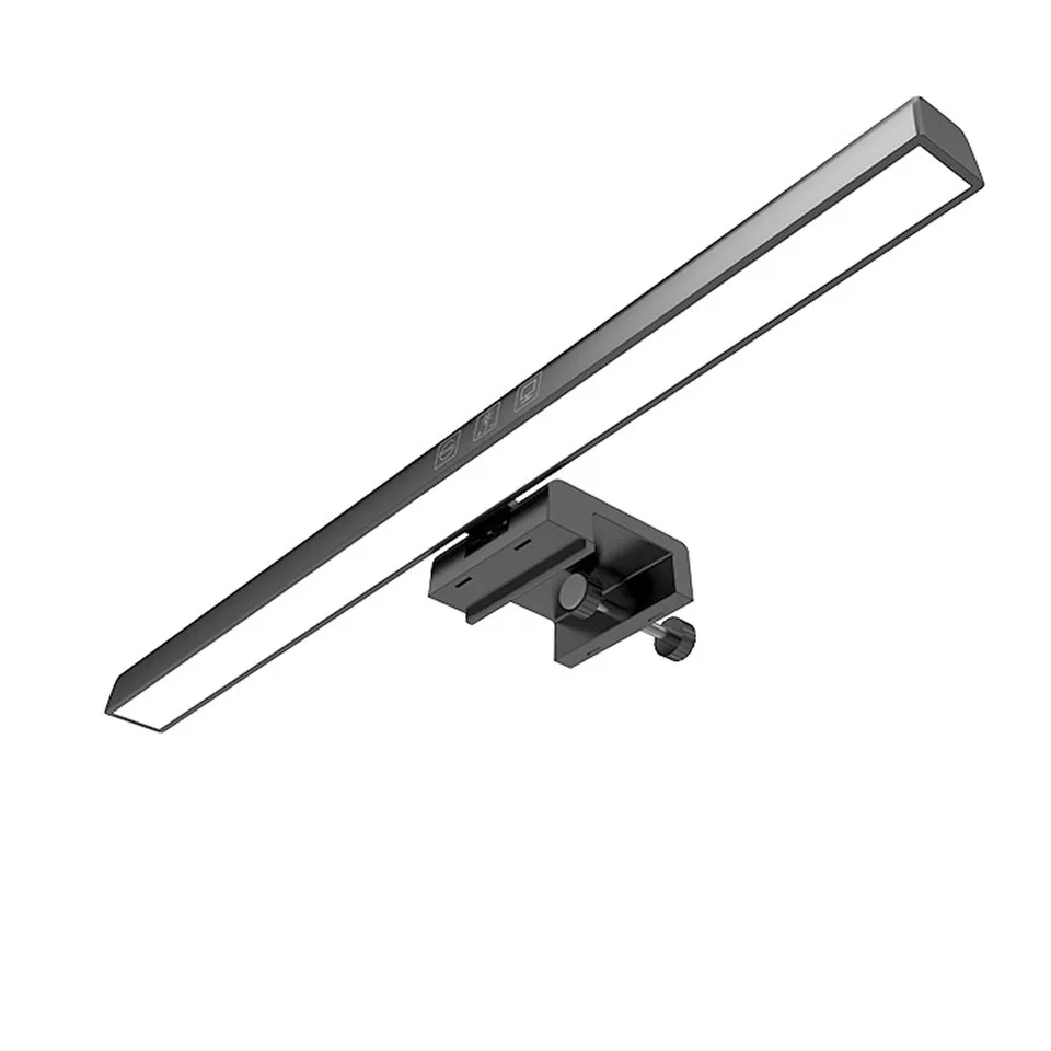 Computer Monitor Light LED Screen Bar USB Powered Dimmable 3 Color Temperature Modes Touch Control For Desktop view 3