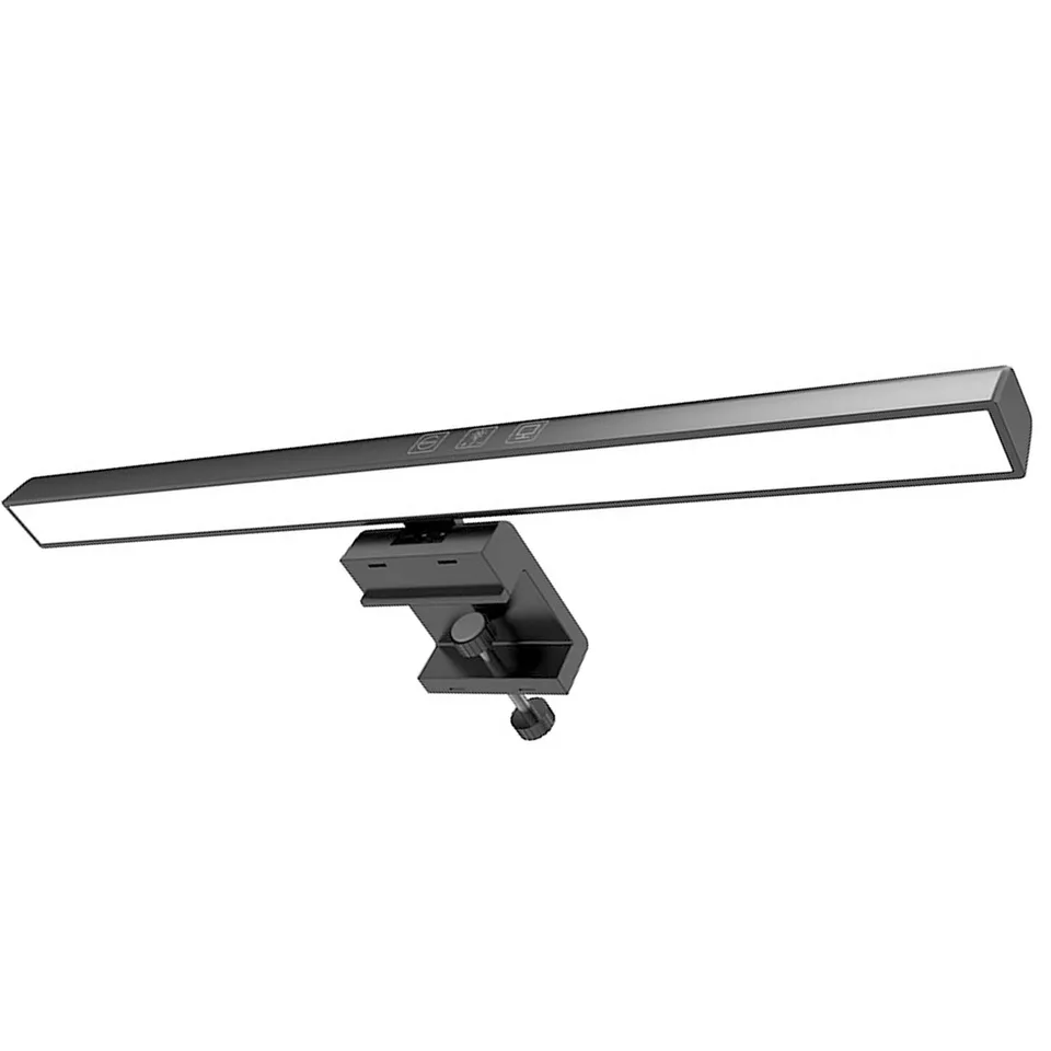 Computer Monitor Light LED Screen Bar USB Powered Dimmable 3 Color Temperature Modes Touch Control For Desktop view 4