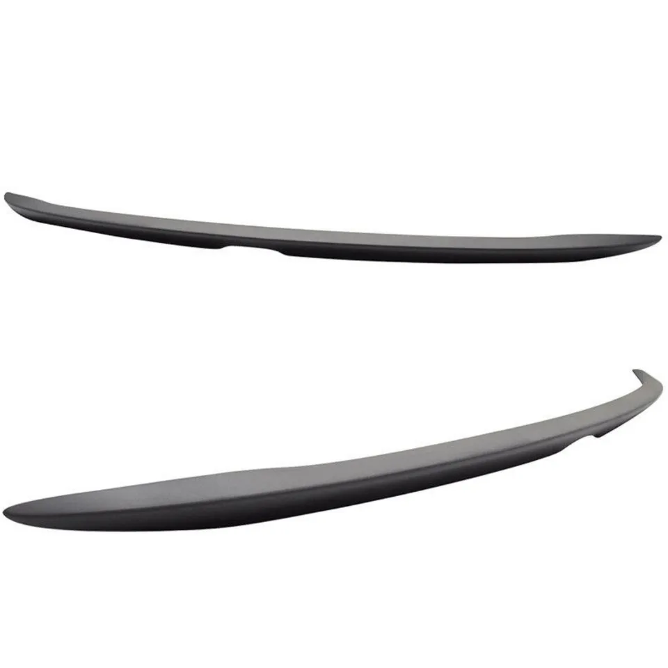 Sedan Rear Trunk Spoiler OE Style ABS Unpainted Black