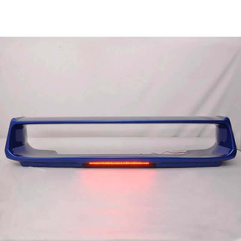 WRX OE Rear Trunk Spoiler Painted World Rally Blue Pearl 02C - ABS view 2