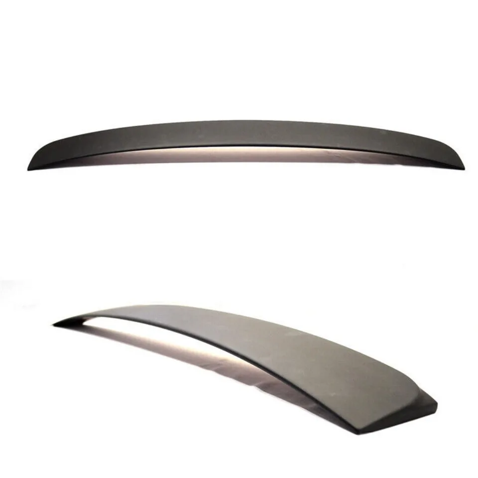 E65 7 Series Pre LCI Painted Matte Black Roof Spoiler - ABS view 5